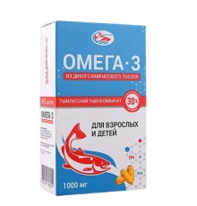 Омега-3 для взрослых и детей, 42 капсул