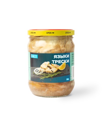 Языки трески, 500 гр