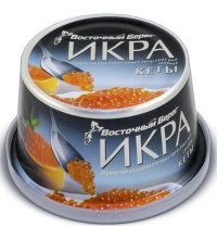 Икра красная кета ПРЕМИУМ ВОСТОЧНЫЙ БЕРЕГ, 125 г