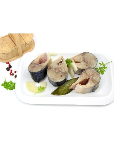 Скумбрия пряного посола, кусочками